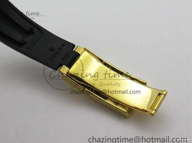 Best Diamonds 116518 Edition 904L Case Strap) SA4130 V4 1:1 Extra SS Noob Goid Plated on Strap Daytona Dial Rubber YG Black (Free 0521